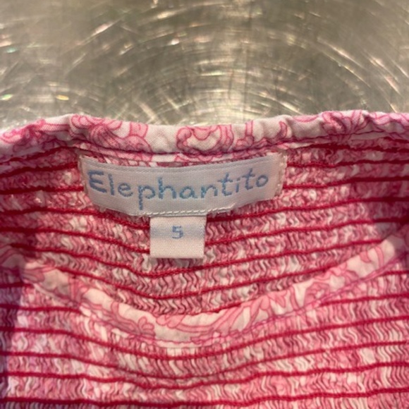 Pink Floral Smocked Sundress - Picture 2 of 2